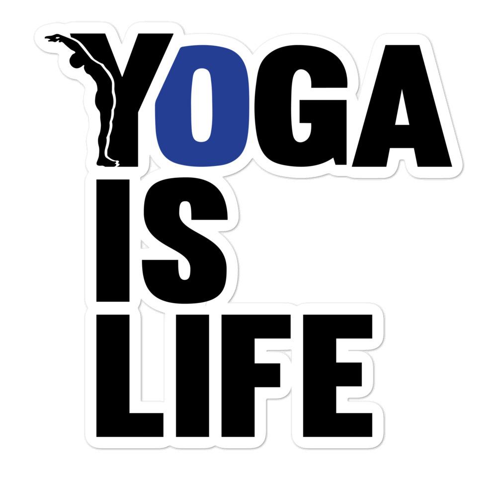 sticker - yoga is life-YOFE YOGA