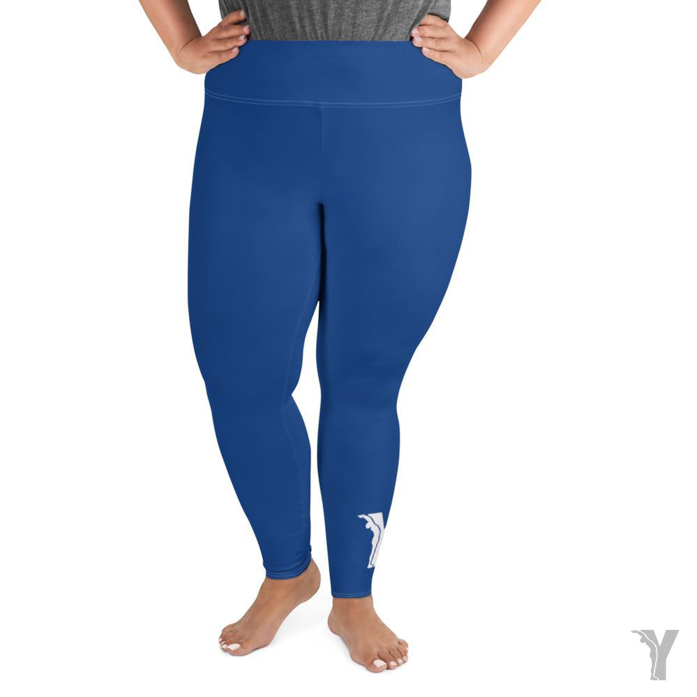 Yofe - yoga leggings - blue - plus size – YOFE YOGA