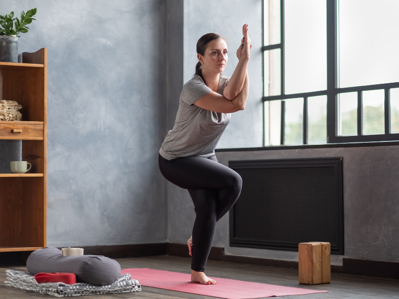 Garudasana : Maîtrise la posture de l'aigle en yoga pour renforcer ton équilibre et ta confiance