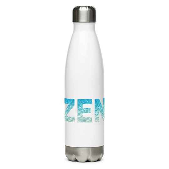 Gourde yoga acier - Zen - Hydrate-toi avec sérénité