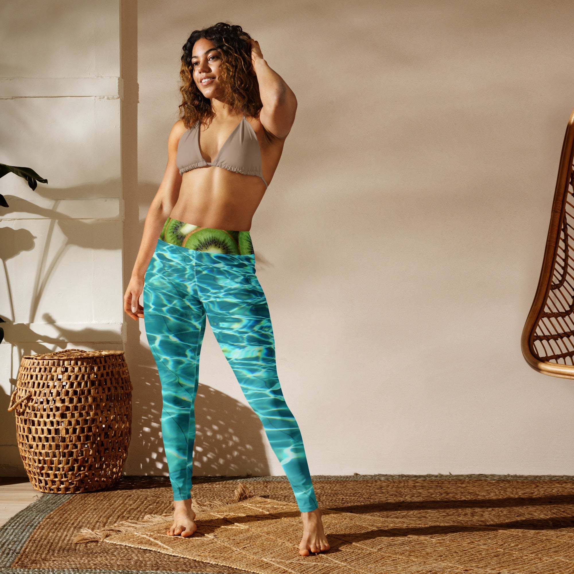 Legging de Yoga - Kiwi splash