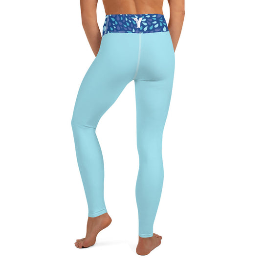 Legging de yoga - aquaflow bleu