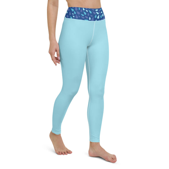 Legging de yoga - aquaflow bleu