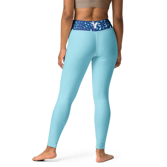 Legging de yoga - aquaflow bleu