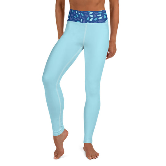 Legging de yoga - aquaflow bleu