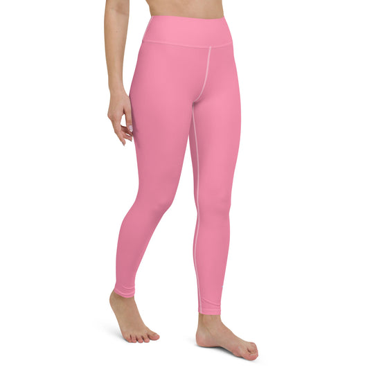 Legging de yoga - le chat surveille - rose