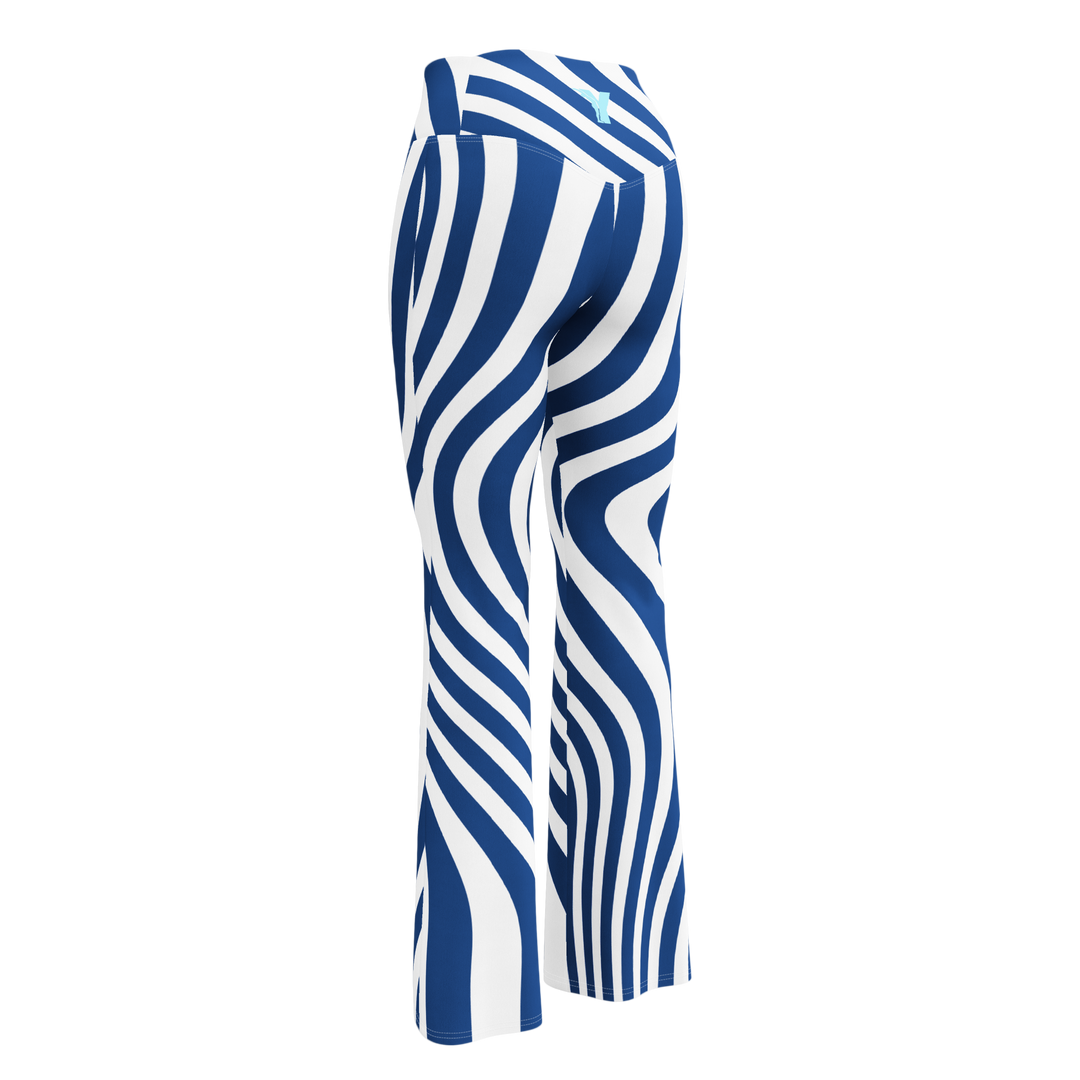 Legging évasé ligne bleue-YOFE YOGA