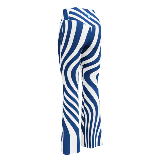 Legging évasé ligne bleue-YOFE YOGA