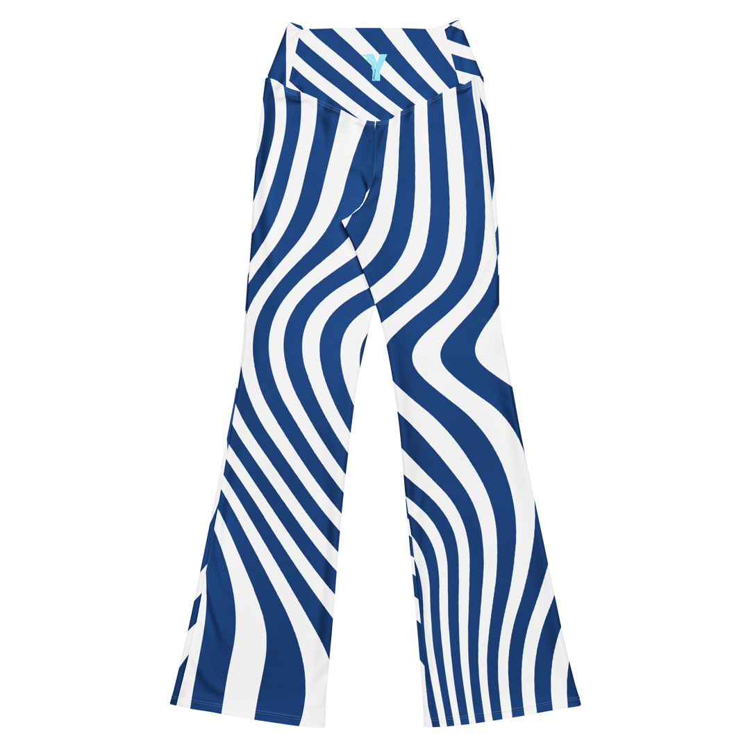 Legging évasé ligne bleue-YOFE YOGA