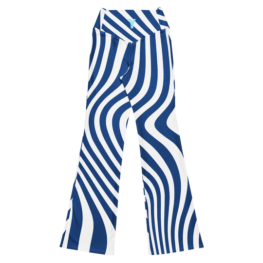 Legging évasé ligne bleue-YOFE YOGA