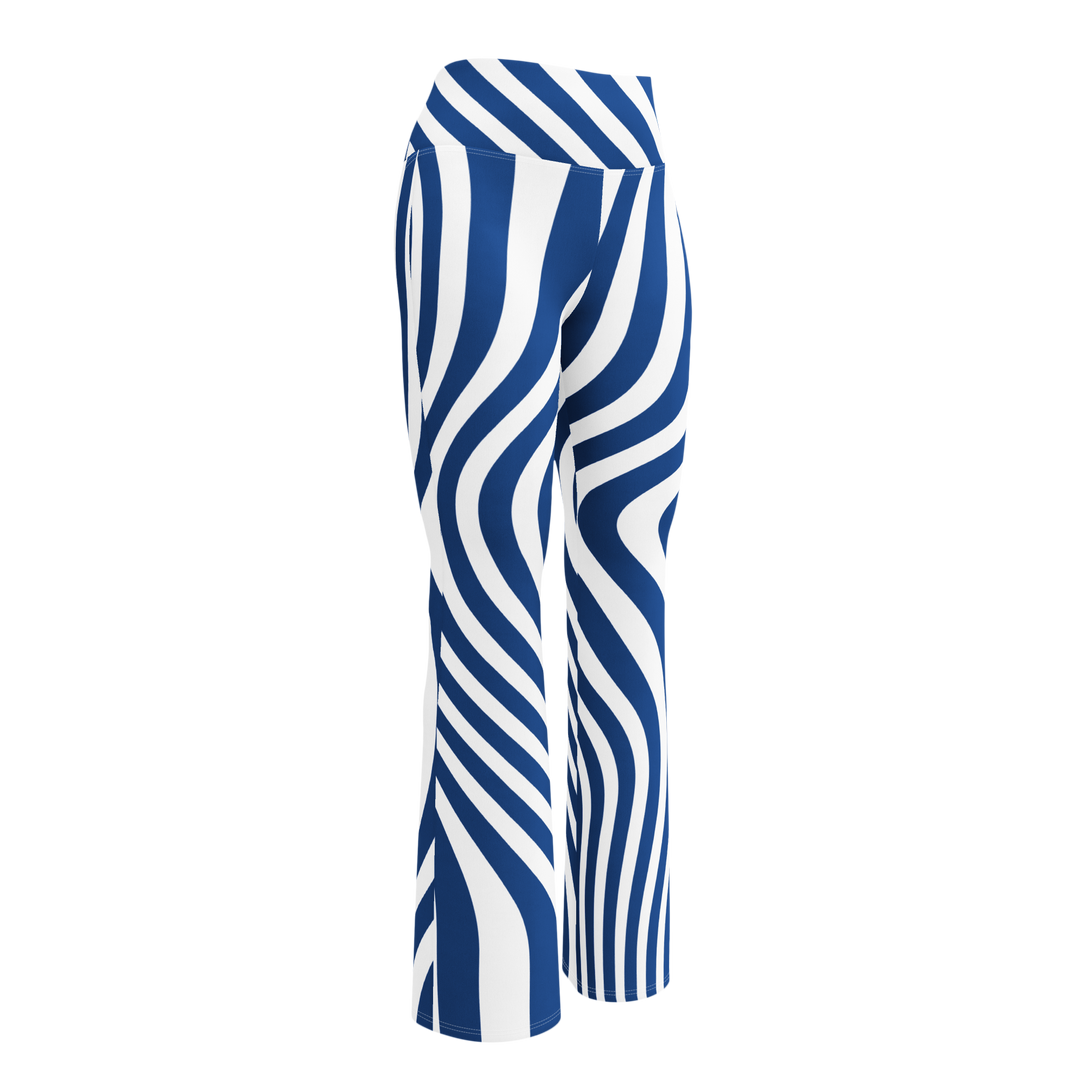 Legging évasé ligne bleue-YOFE YOGA