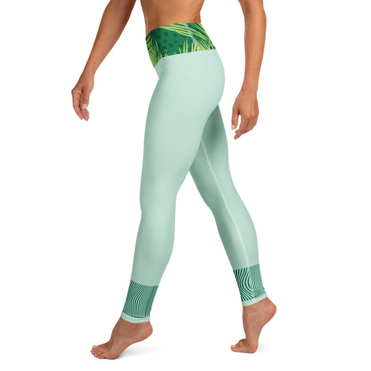 Legging yoga verdoyant