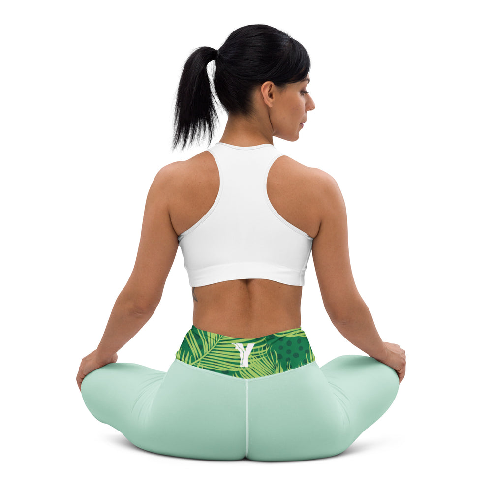 Legging yoga verdoyant