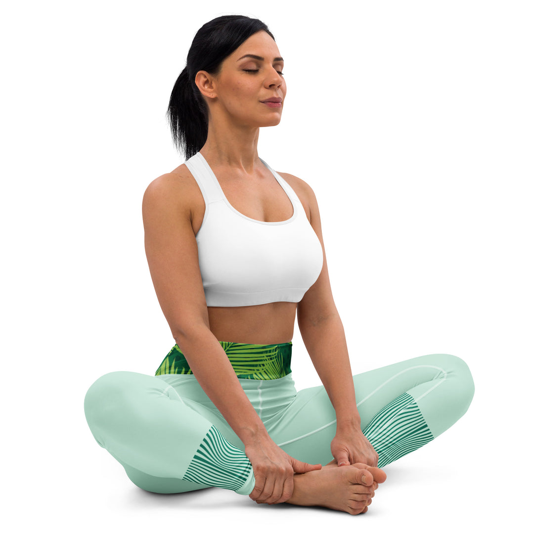Legging yoga verdoyant