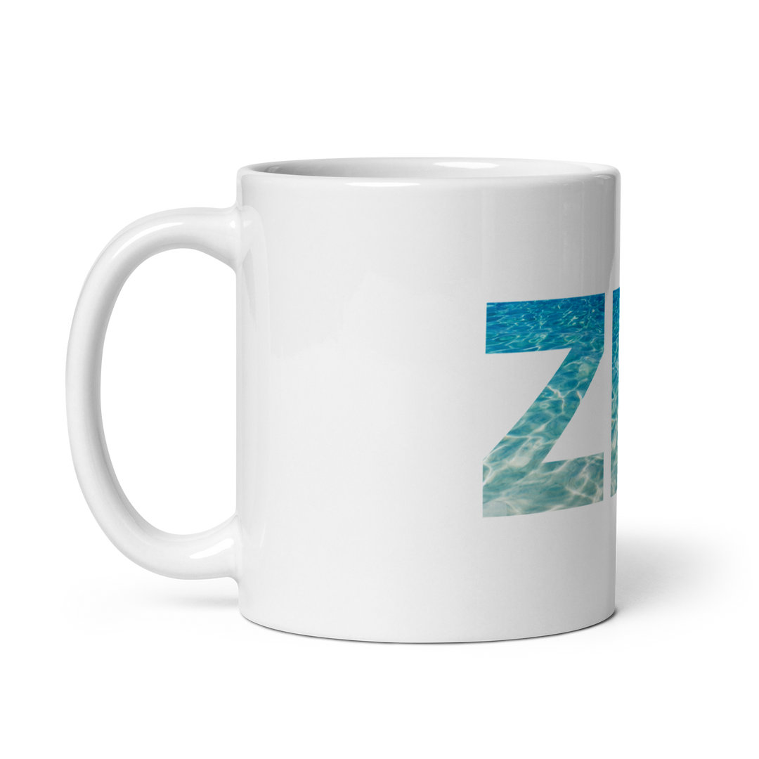Mug Blanc - Zen - Prends une pause, respire, savoure