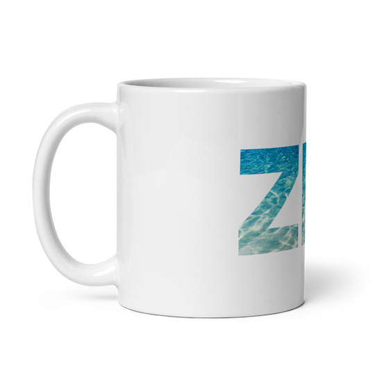 Mug Blanc - Zen - Prends une pause, respire, savoure