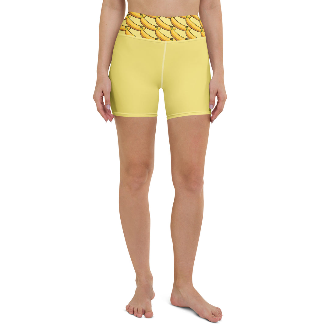 Short de Yoga femme - banane Boost