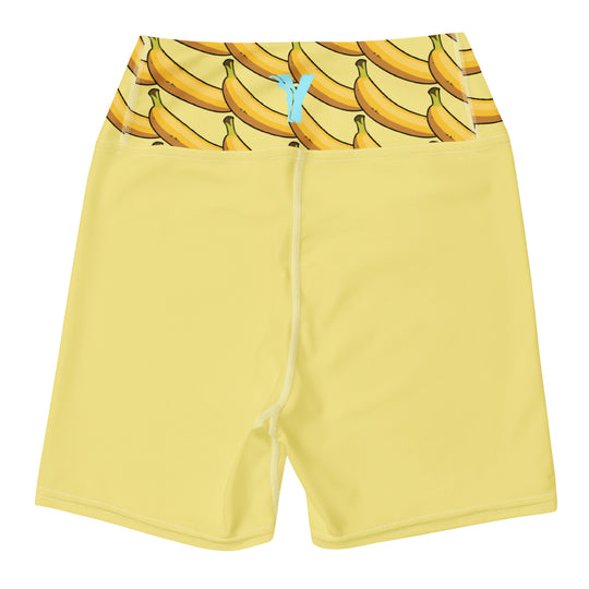 Short de Yoga femme - banane Boost