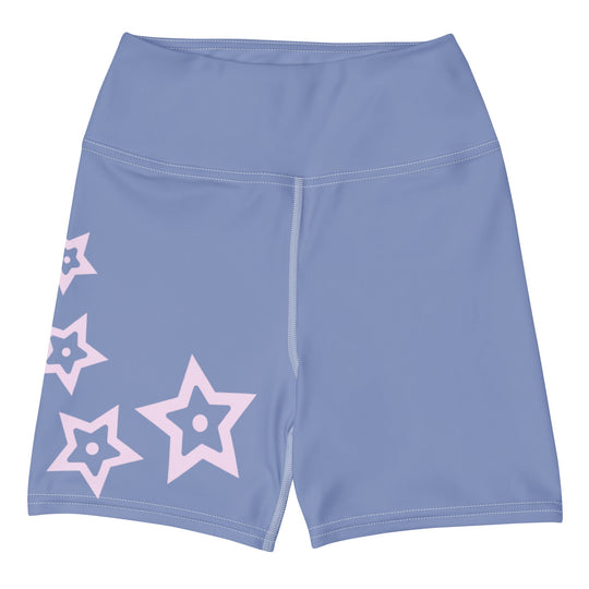 Short de yoga femme - etoiles douces