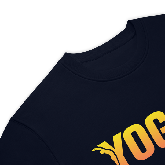 Sweatshirt Éco-Responsable "Yoga Is Love" en Coton Bio - california
