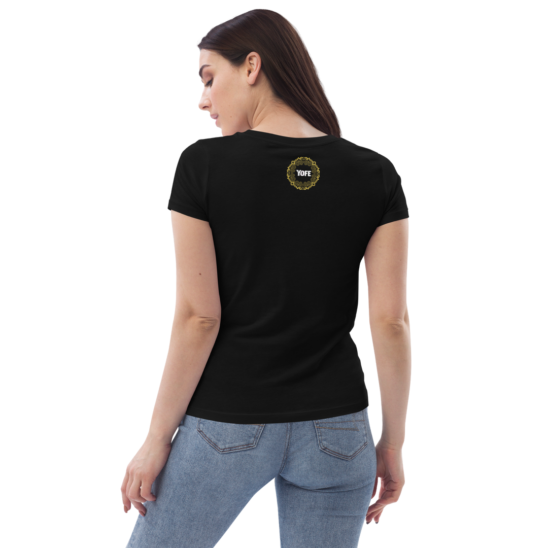 T-shirt moulant écologique femme - all you need is yoga-YOFE YOGA