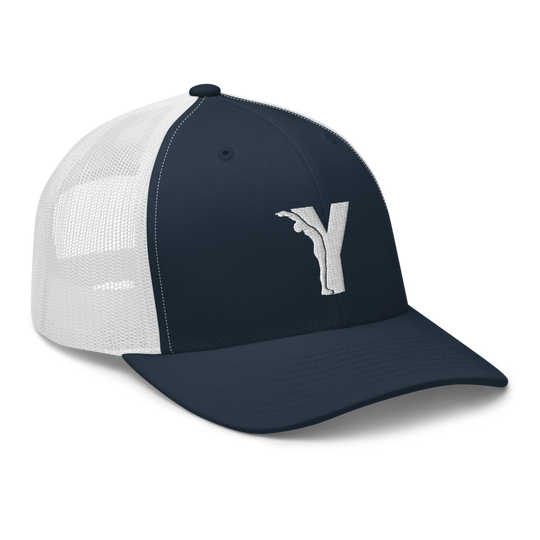 casquette - Y - yofe - bleu & blanc-YOFE YOGA