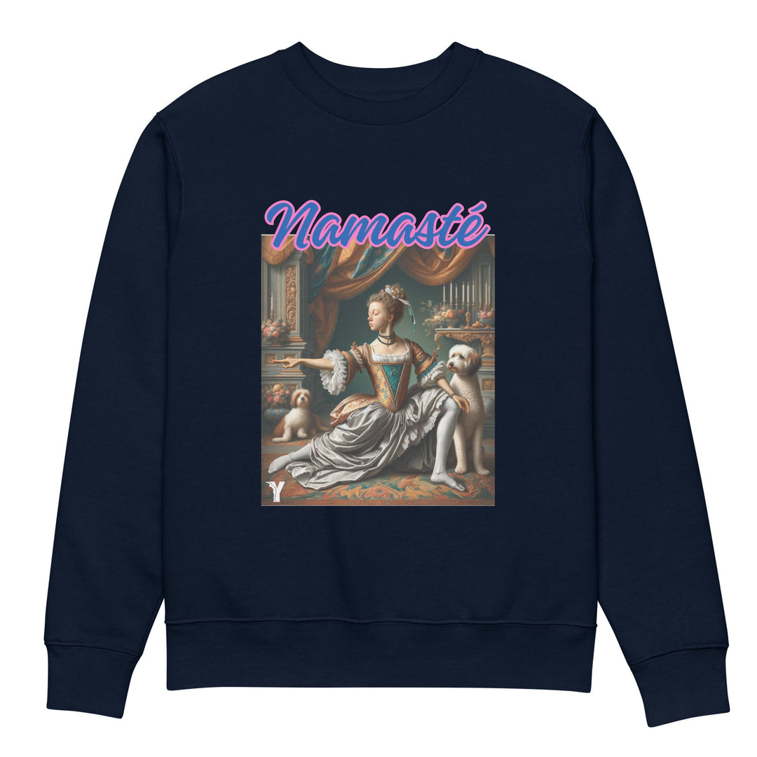 sweatshirt écoresponsable yoga femme namasté Marie Antoinette