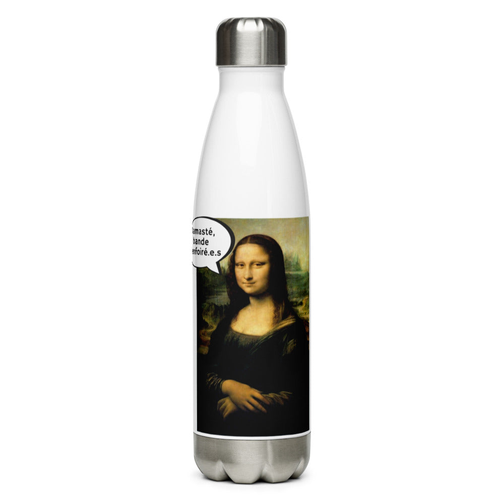 Water bottle - stainless steel - Mona Lisa