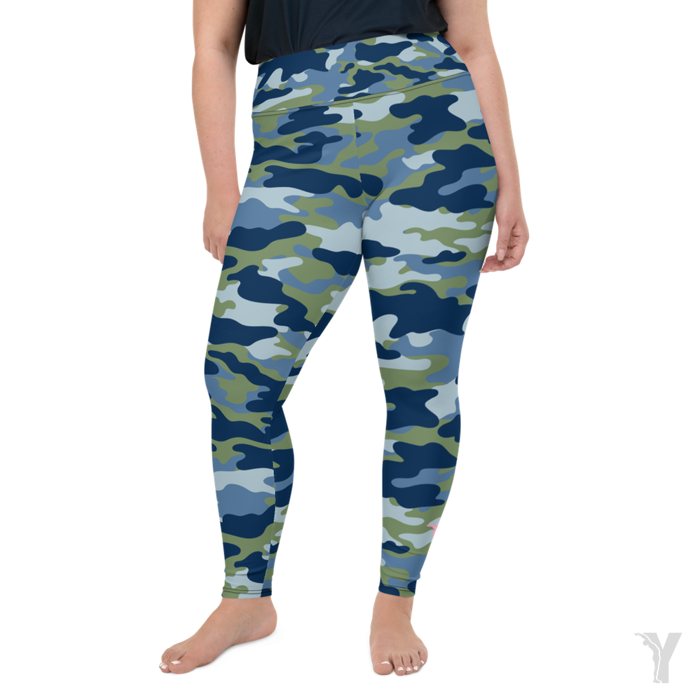 Legging de Yoga - camouflage 2020 - grande taille