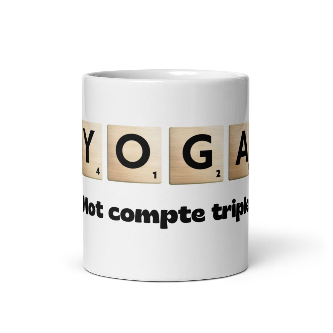Mug Yoga mot compte triple
