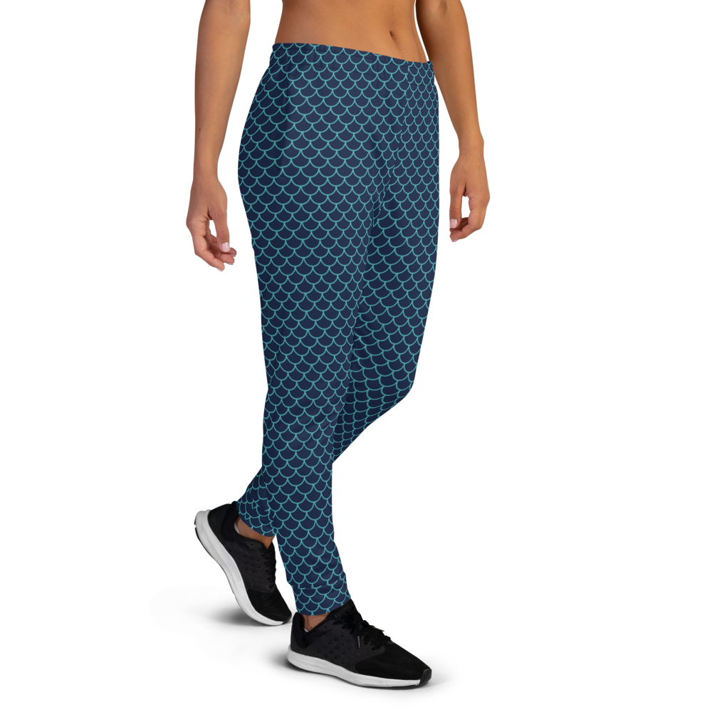 Pantalon yoga - femme - Motif écaille profil