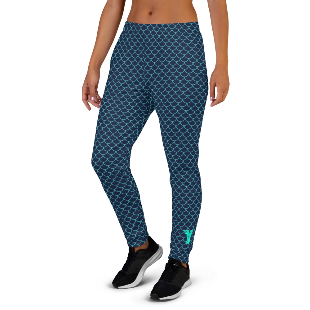 Yoga pants women Scale pattern