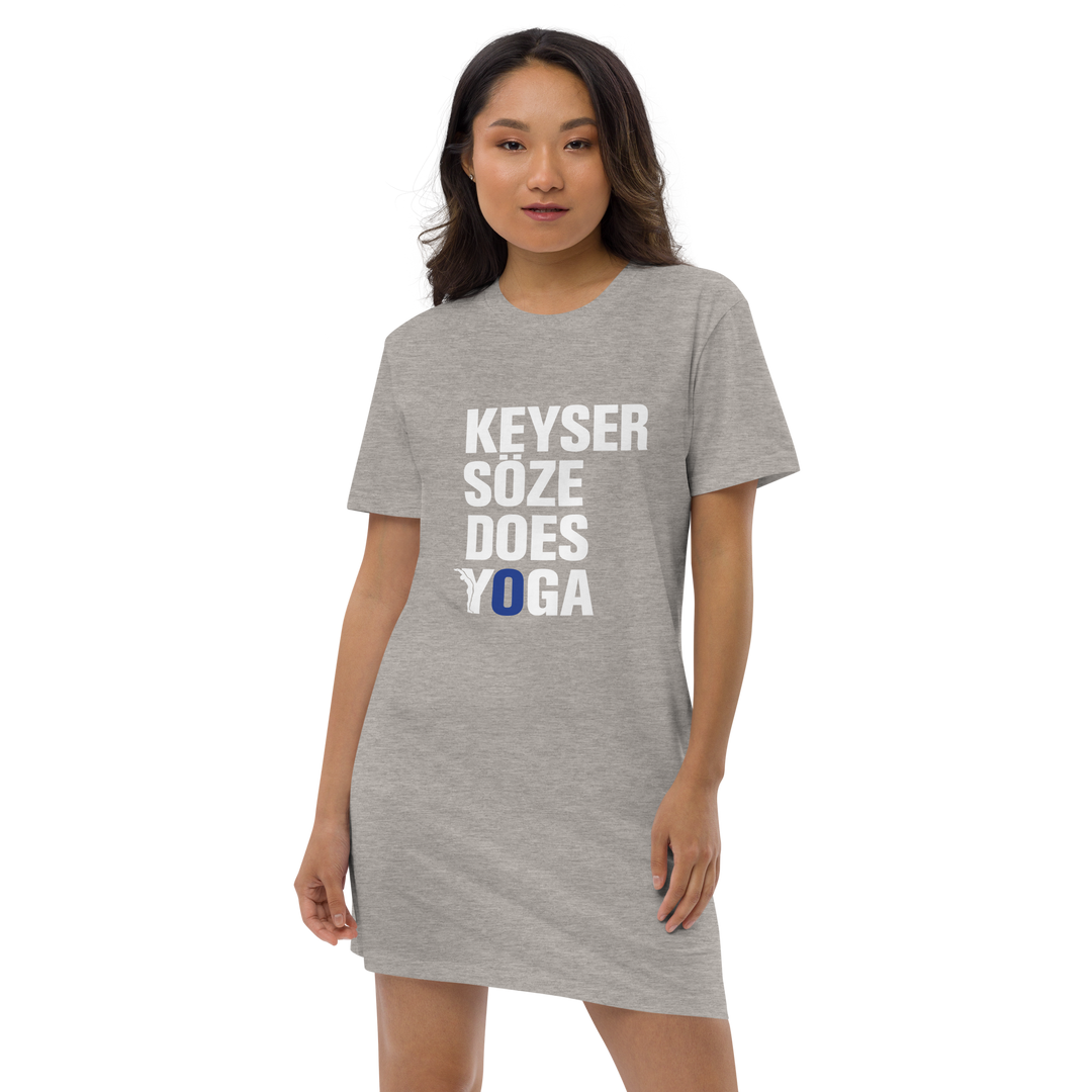 Robe t-shirt en coton bio - keyser soze does yoga-YOFE YOGA
