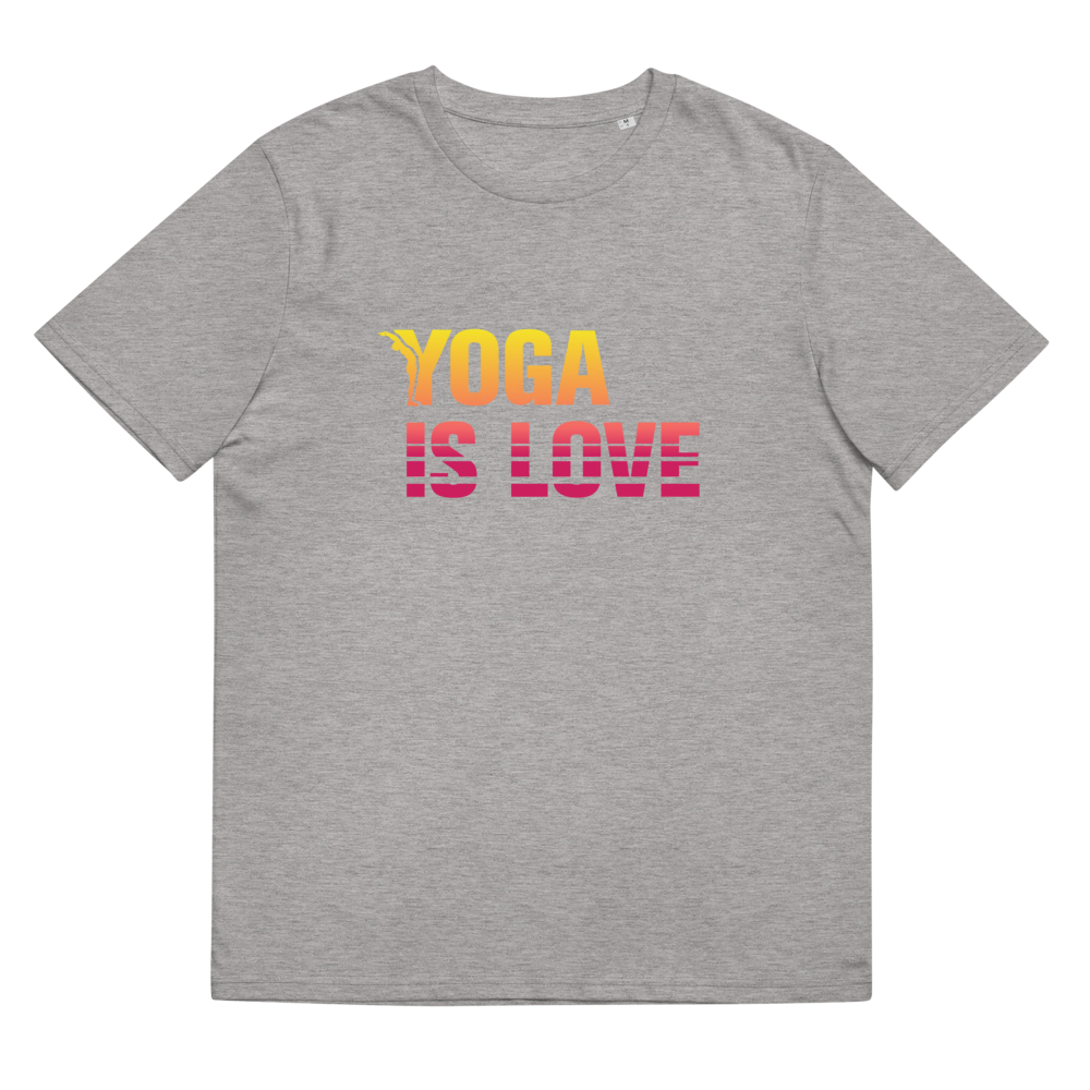 T-shirt Bio - Yoga is love - california-YOFE YOGA