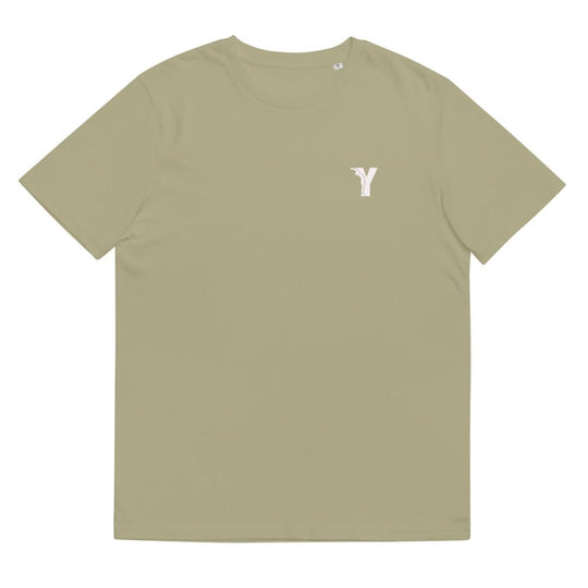 T-shirt Bio- coupe droite - logo Y Blanc-YOFE YOGA