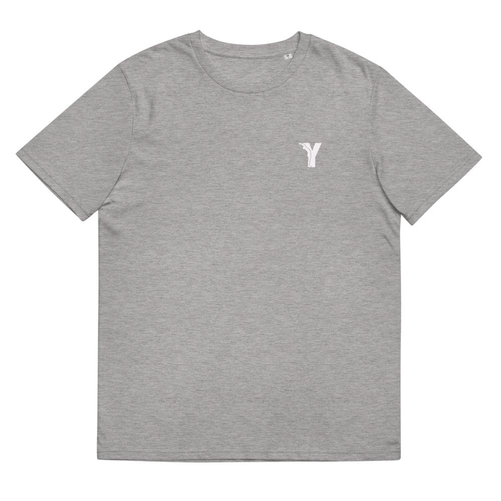 T-shirt Bio- coupe droite - logo Y Blanc-YOFE YOGA