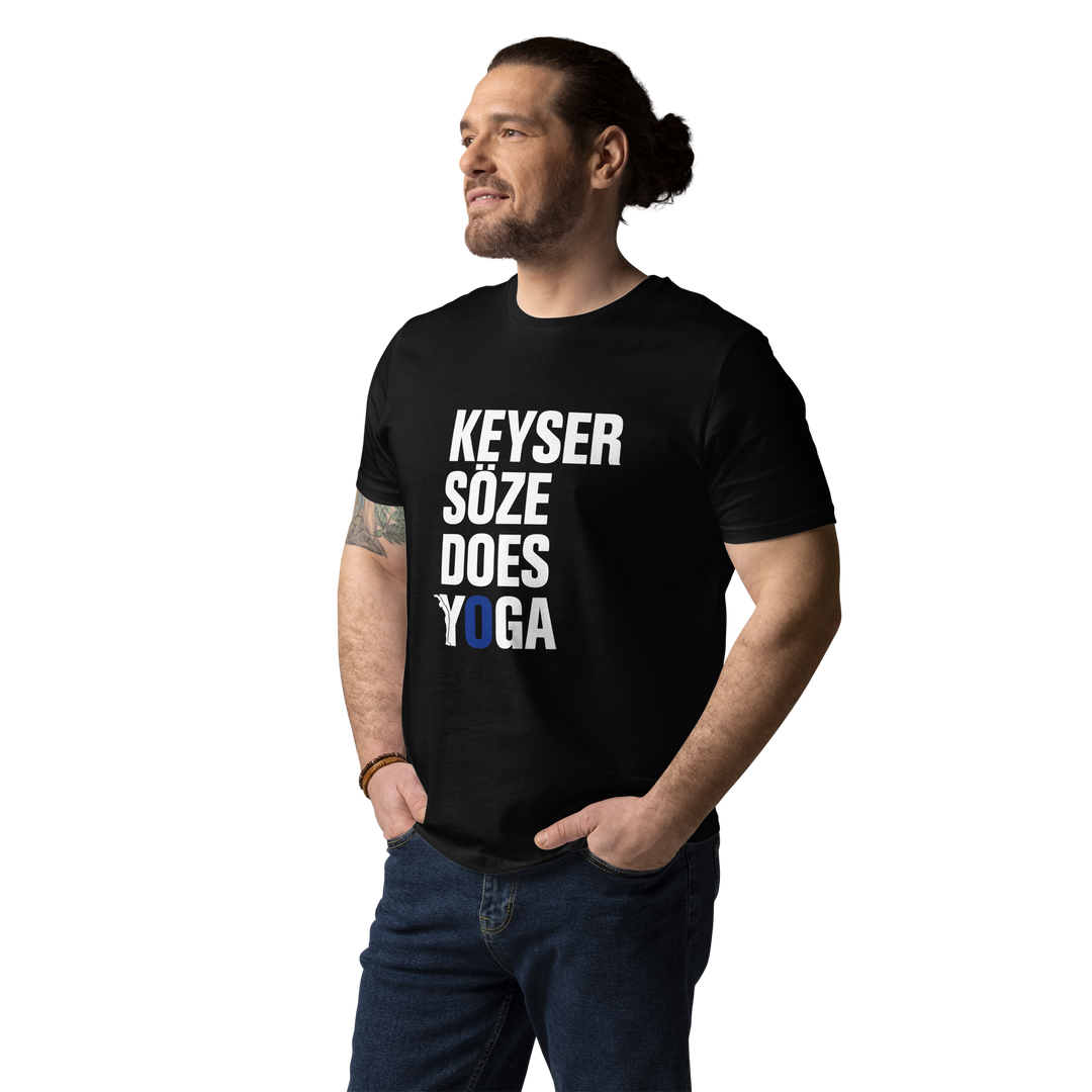 T-shirt homme - Keyser söze does yoga - eco responsable-YOFE YOGA