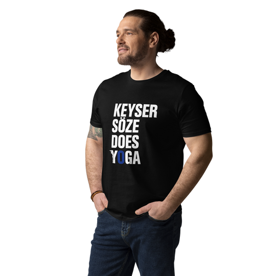 T-shirt homme - Keyser söze does yoga - eco responsable-YOFE YOGA