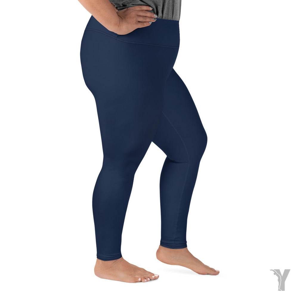 Yofe - legging yoga - dark bleu -grande taille - Y rose