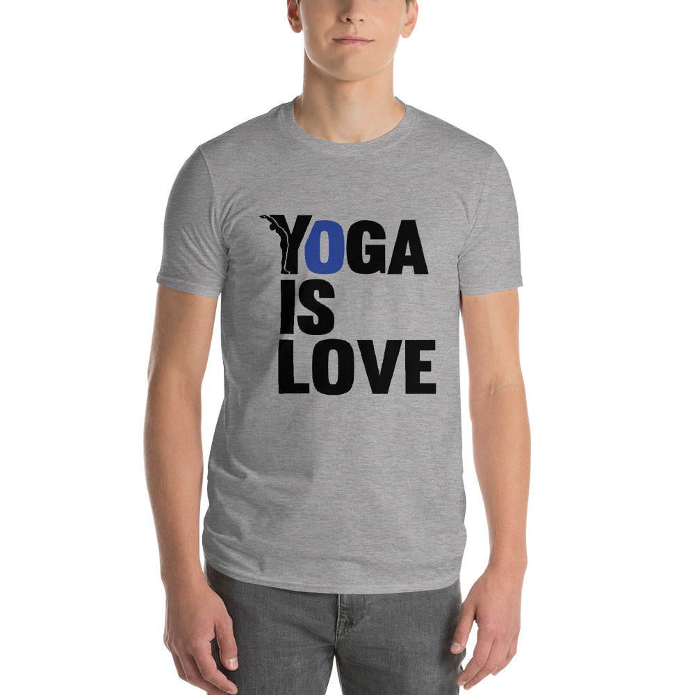 t-shirt homme yoga - yofe - le yoga is love-YOFE YOGA