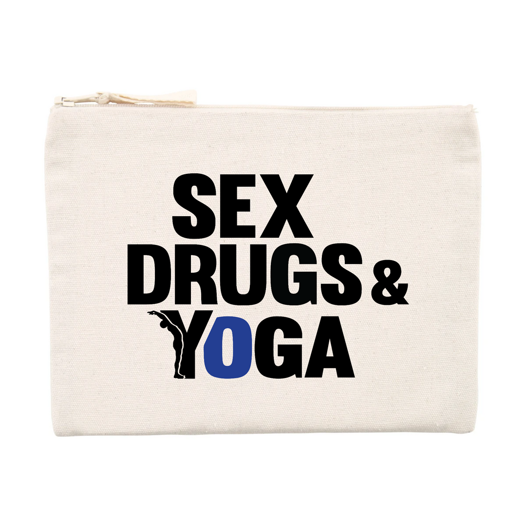 pochette - Sex drugs & yoga-Pochette maquillage - DTG-YOFE YOGA