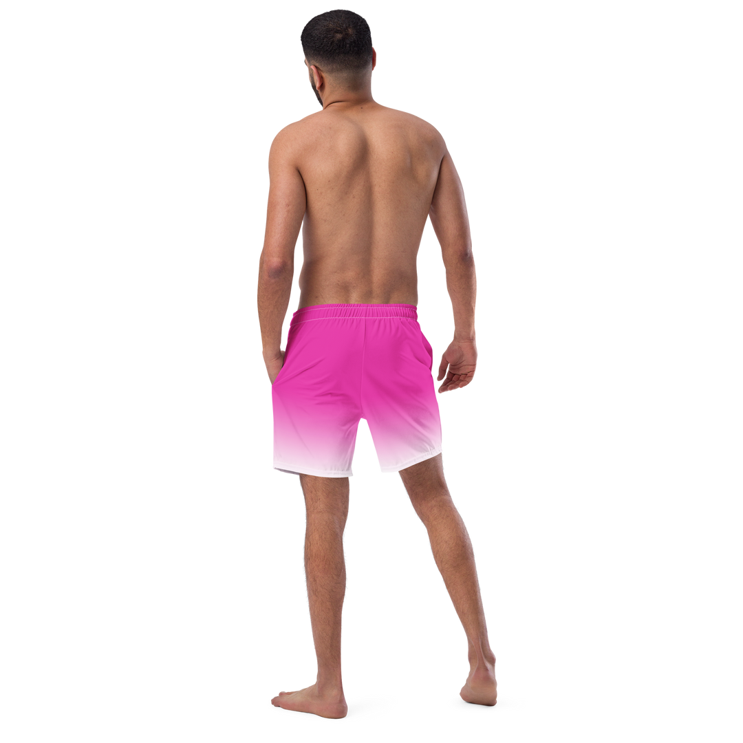 short de bain homme - fuchsia