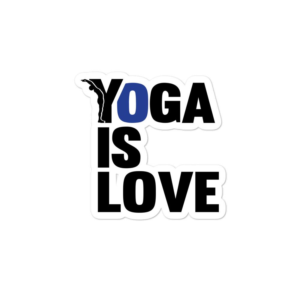 sticker - yoga is love-YOFE YOGA
