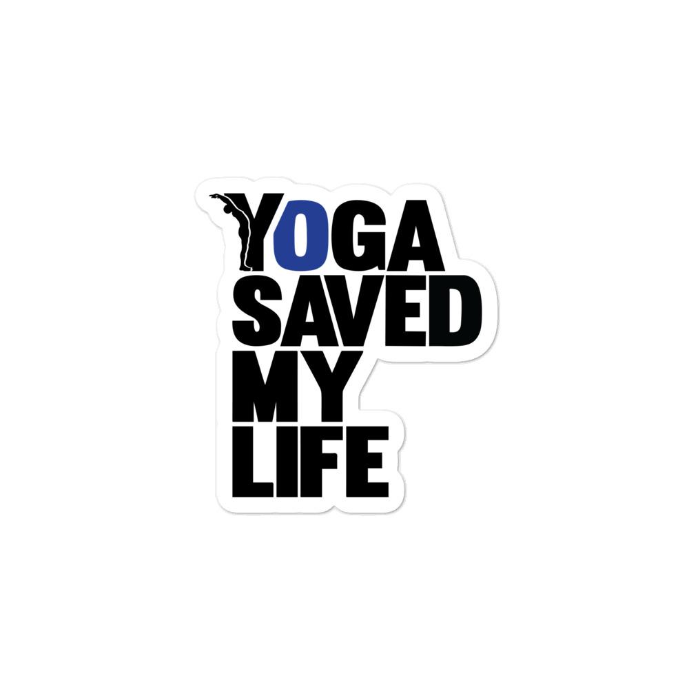 sticker - yoga saved my life-YOFE YOGA