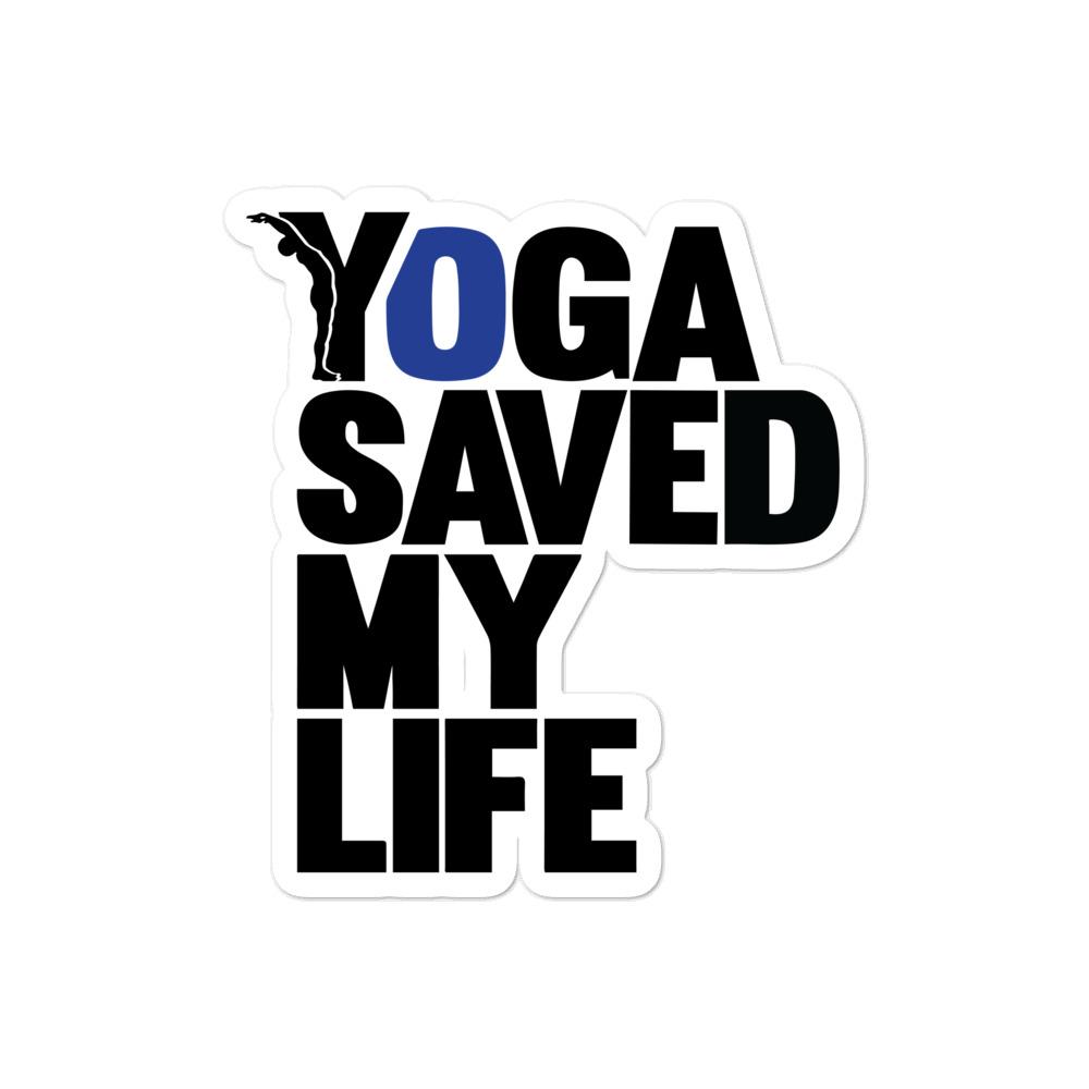 sticker - yoga saved my life-YOFE YOGA