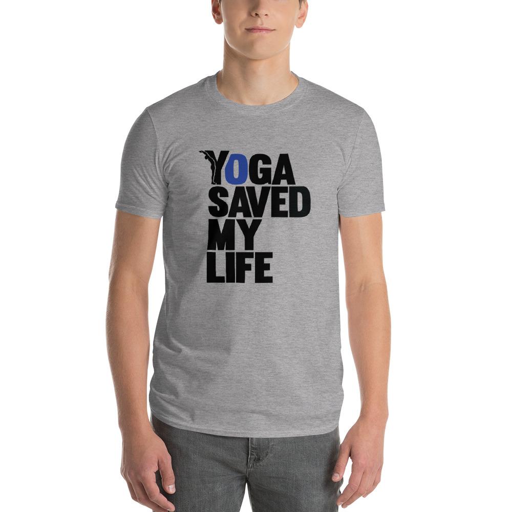 yofe - T-Shirt homme - Yoga saved my life-YOFE YOGA