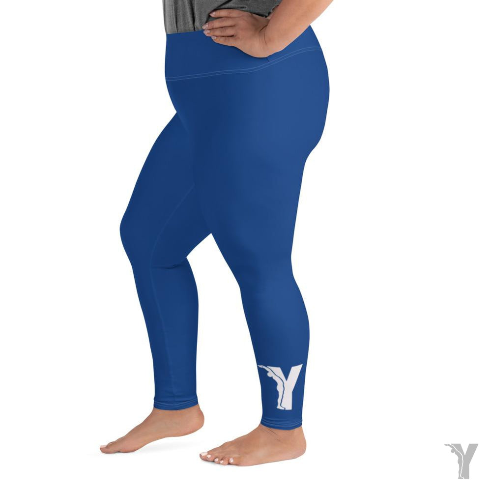 Yofe - legging yoga - bleu -grande taille-YOFE YOGA