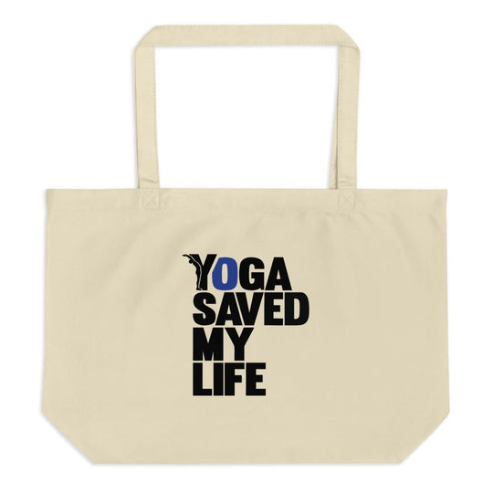 yofe - XXL tote bag - yoga saved my life-YOFE YOGA